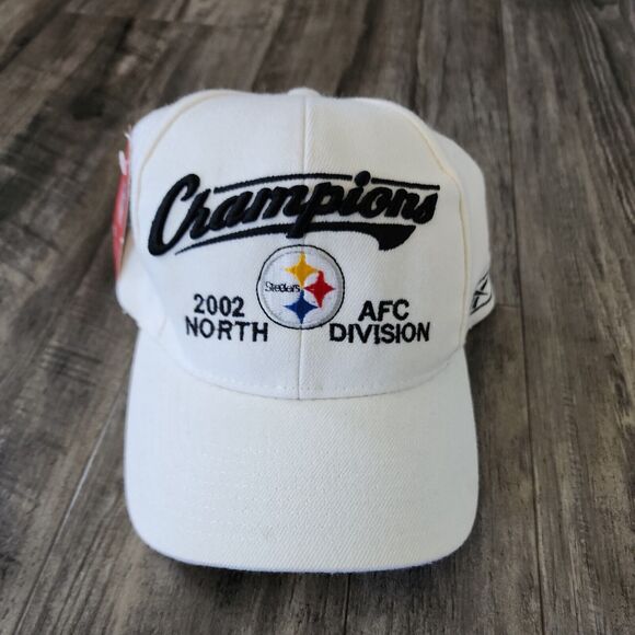 Reebok Other - NEW Vintage 2002 Pittsburgh Steelers NFL North AFC Champions Adjustable Hat Cap